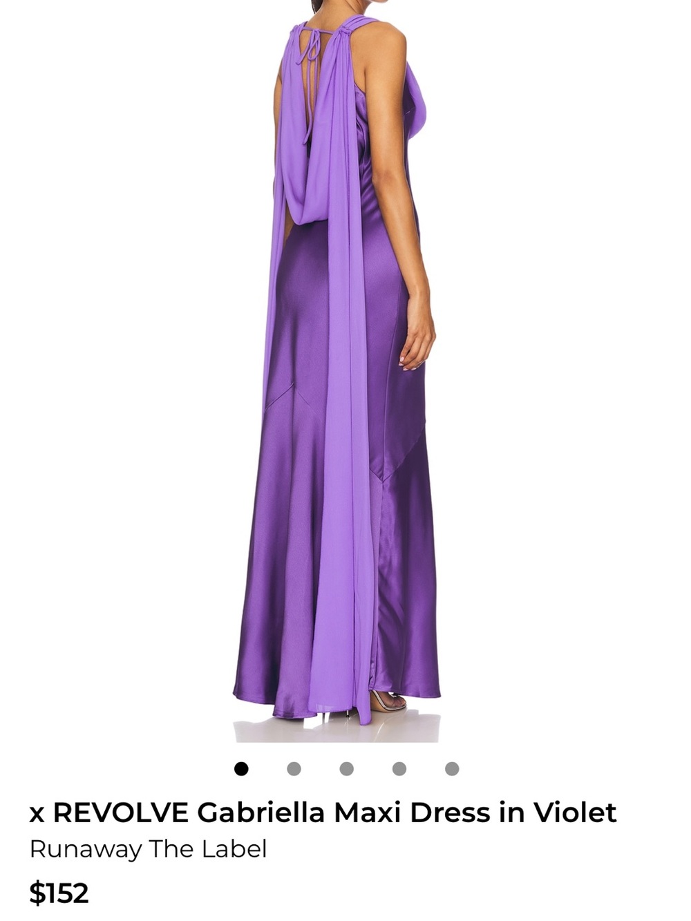 Runaway The Label x REVOLVE
 Gabriella Maxi Dress in Violet